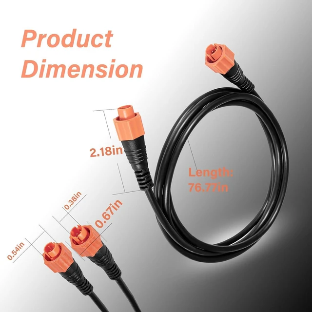 Alt view image 7 of 7 - Replacement Part for Lowrance Ethernet Crossover Cable Yellow Cat5e Cable, 6-Feet, High-Speed, Plug and Play, Waterproof (6 Feet)