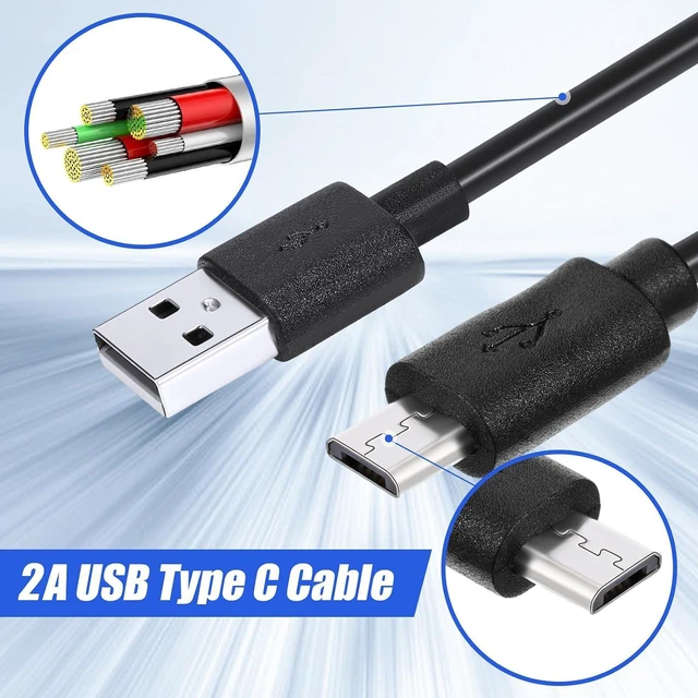 Alt view image 5 of 7 - Kanayu 50 Pcs Micro USB Cable Bulk, 3.3 Ft Fast Charging Cable 2A Black Cable Charge Cord Compatible with Samsung Galaxy S7 S6 Edge J7 S5, Note 5 4, K40 K20, Kindle, PS4, Tablet