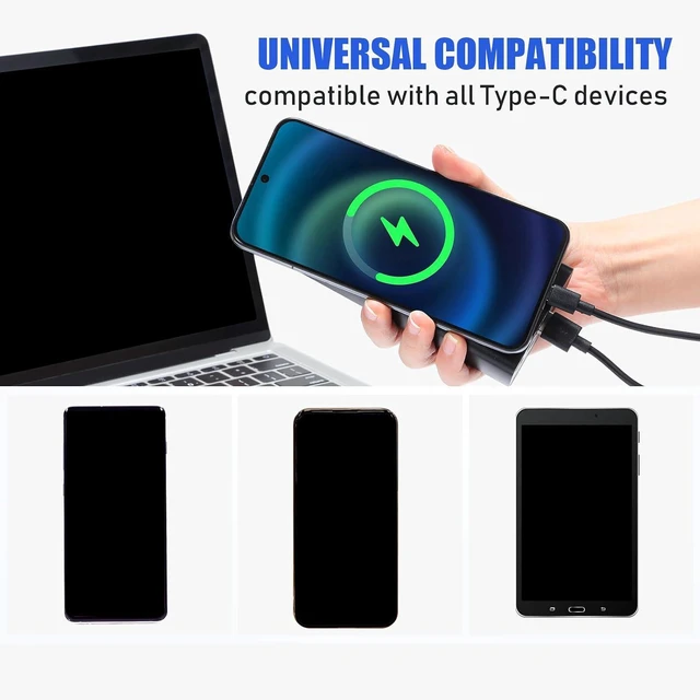Alt view image 7 of 7 - Kanayu 50 Pcs Micro USB Cable Bulk, 3.3 Ft Fast Charging Cable 2A Black Cable Charge Cord Compatible with Samsung Galaxy S7 S6 Edge J7 S5, Note 5 4, K40 K20, Kindle, PS4, Tablet
