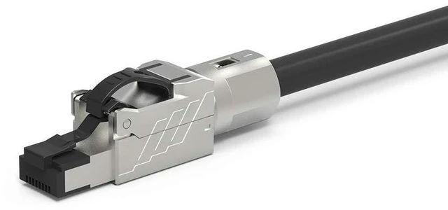 Alt view image 5 of 5 - Cat.8 RJ45 Tool Less Shielded Plug, Ethernet Cable Connector, 22AWG-26AWG, 40Gbps, 2000MHz, 2GHz, Easy Termination, Tool Free (6-Pack)