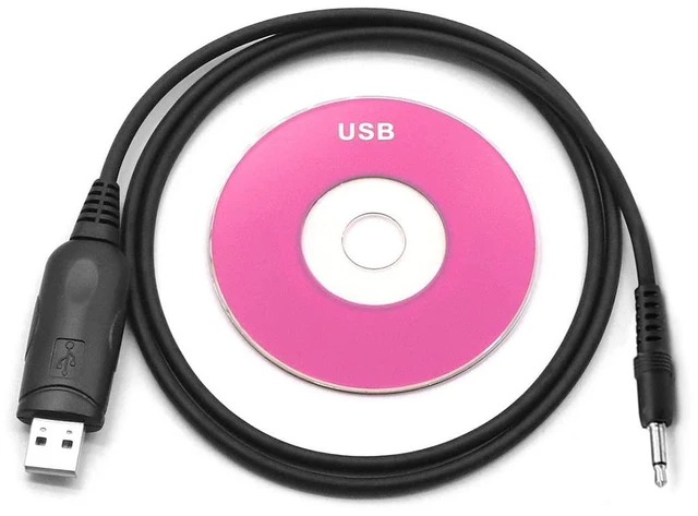 Main image of USB Program Cable Compatible with Icom Radio CI-V IC-275 IC-706MK2G IC-707 IC-718 IC-735 IC-746 IC-756Pro IC-910 IC-7000 IC-7100 IC-7300 IC-9100 ID-5100 Clone Cord Cat Lead Wire CT-17 OPC-I17