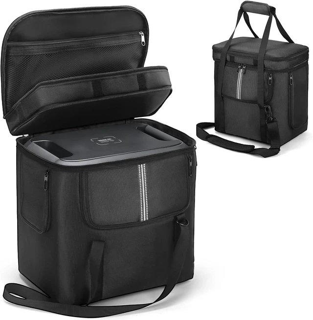 Main image of Soft Carrying Bag Compatible with BLUETTI AC180 Portable Power Station, Travel Storage Case Cover for Power Supply, Charging Cable and Accessories