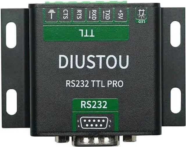Main image of SP3232 Isolated RS232 to TTL Converter Module with Metal Enclosure Industrial Serial Port Adapter Board with Electrical Isolation Protection 3.3V/5V DB9 Male