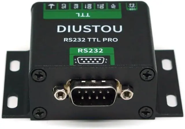Alt view image 6 of 7 - SP3232 Isolated RS232 to TTL Converter Module with Metal Enclosure Industrial Serial Port Adapter Board with Electrical Isolation Protection 3.3V/5V DB9 Male