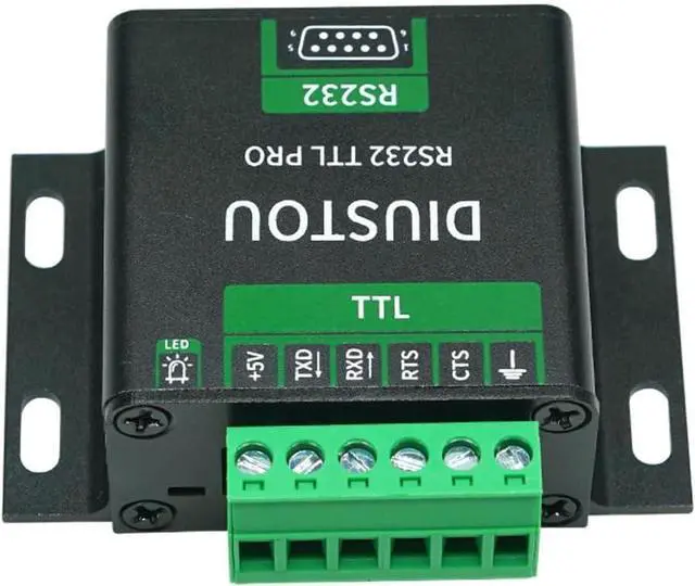 Alt view image 4 of 7 - SP3232 Isolated RS232 to TTL Converter Module with Metal Enclosure Industrial Serial Port Adapter Board with Electrical Isolation Protection 3.3V/5V DB9 Male