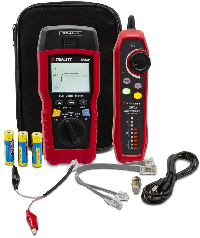 Alt view image 3 of 7 - Triplett LVPRO10 TDR/Cable Tester - Test and Trace Both Twisted Pair (CAT5E/6/6A/8) and Coax Cables