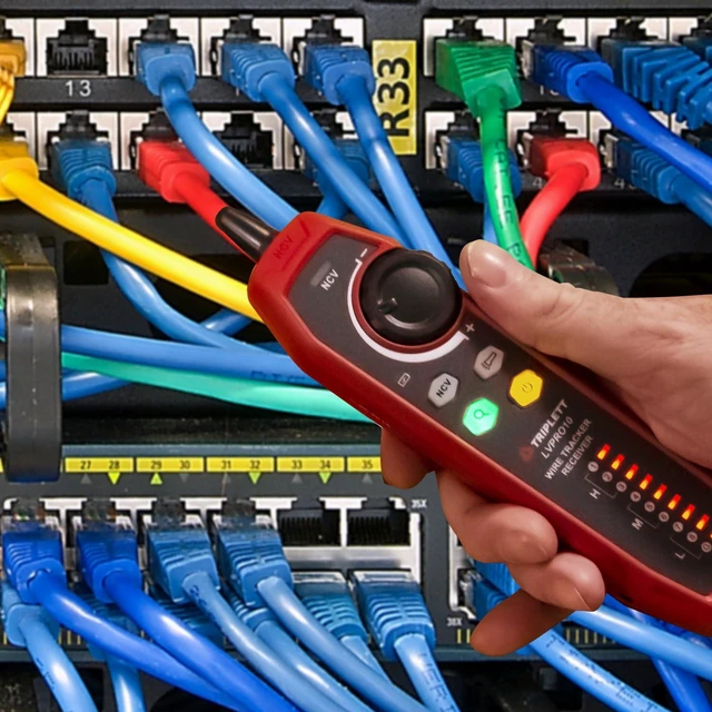 Alt view image 7 of 7 - Triplett LVPRO10 TDR/Cable Tester - Test and Trace Both Twisted Pair (CAT5E/6/6A/8) and Coax Cables
