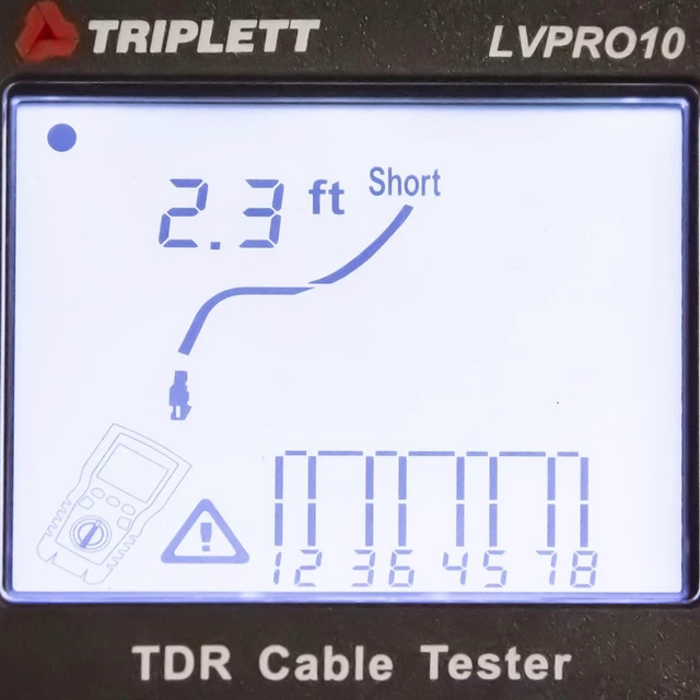 Alt view image 6 of 7 - Triplett LVPRO10 TDR/Cable Tester - Test and Trace Both Twisted Pair (CAT5E/6/6A/8) and Coax Cables