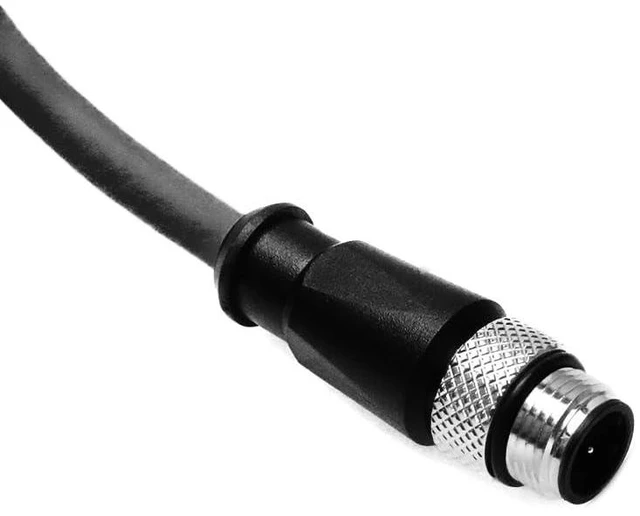 Alt view image 2 of 3 - Alvin's Cables M12 D-Code 4 Pin Male to M12 D-Code 4 Pin Male Ethernet Cable for Keyence Baumer Sick Camera, High-Flex Cat6a Cable for Industrial Automation, EtherCAT/PROFINET, Robotics 16.4ft/5m