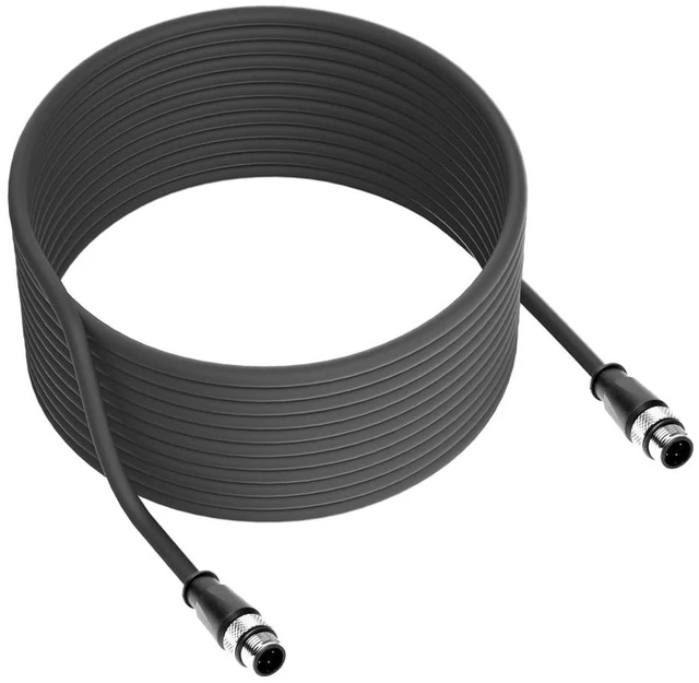 Alt view image 3 of 3 - Alvin's Cables M12 D-Code 4 Pin Male to M12 D-Code 4 Pin Male Ethernet Cable for Keyence Baumer Sick Camera, High-Flex Cat6a Cable for Industrial Automation, EtherCAT/PROFINET, Robotics 32.8ft/10m