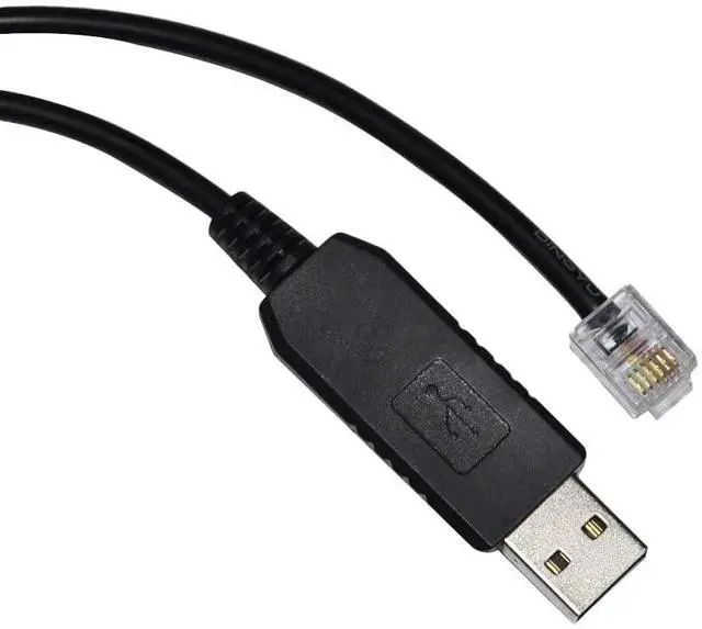 Main image of USB to RJ11 Debug Cable for Siemens ATEC Controller, 1.8m 540-143 Communication Line