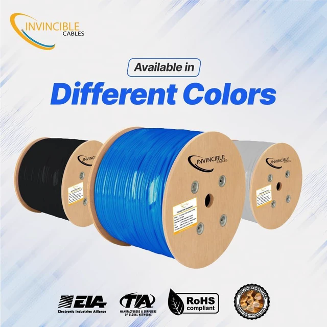 Alt view image 7 of 7 - Cat6A Plenum Cable 1000ft | 0.57mm 100% Pure Copper, 750MHz 23AWG UTP | DSX-8000 Analyzer Tested Up to 100m | 10Gb, PoE++ | Industrys Most Certified Cable (Black)