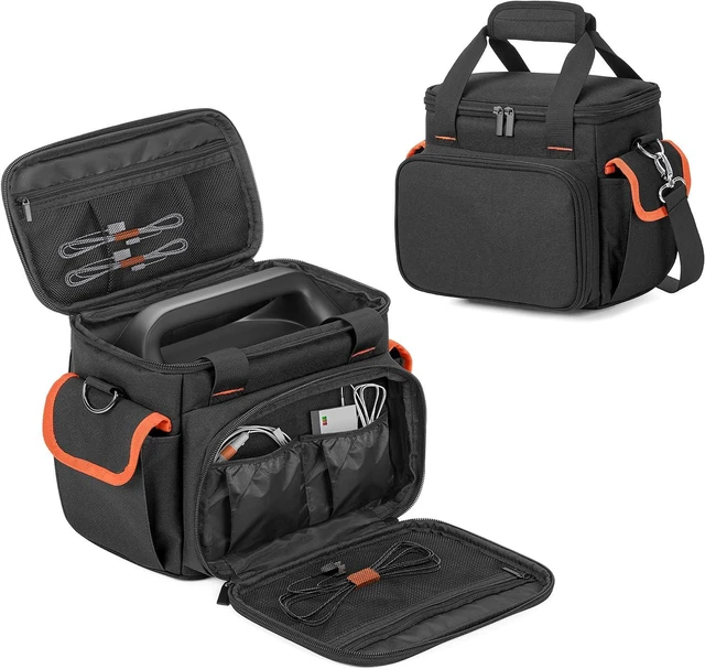 Main image of Trunab Carrying Case Compatible with Jackery Portable Power Station Explorer 160/240/300, Storage Bag with Bottom and Front Pockets for Charging Cable and Accessories (Patented Design)