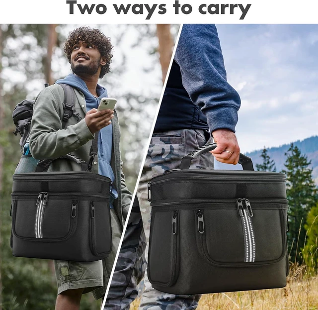 Alt view image 7 of 7 - Travel Bag Carrying Storage Case Compatible with BLUETTI AC2A Portable Power Station, Carrying Storage Case for Outdoor Charger and Accessories