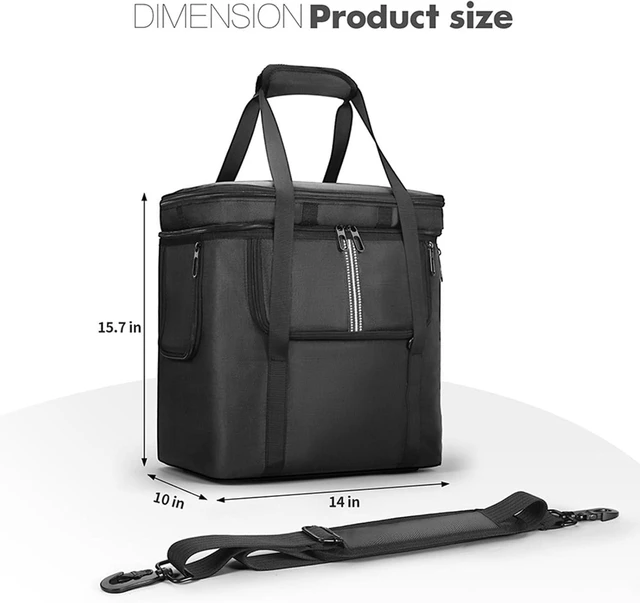 Alt view image 2 of 7 - Travel Case for BLUETTI AC180 Portable Power Station, Outdoor Carrying Case Storage Bag Compatible with BLUETTI AC180 Portable Power Supply Accessories (Bag Only)