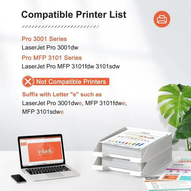 Alt view image 2 of 5 - 138X 138A Toner Cartridge (with CHIP) Replacement for HP 138X 138A W1380A W1380X Black High-Yield Toner Cartridge Work with LaserJet Pro 3001dw MFP 3101fdw 3101sdw Printer, 1 Pack