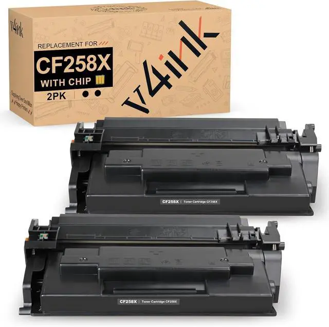 Main image of 58X CF258X Black Toner Cartridge Compatible Replacement for HP 58X 58A CF258X Toner Cartridge for HP Pro MFP M428fdw M428fdn M428dw M404dn M404n M404dw M406dn M430f Printerwith Chip,2-Pack
