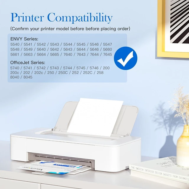 Alt view image 2 of 7 - Valuetoner Remanufactured Ink Cartridge Replacement for HP Ink 62 62XL Works with HP Envy 5540 5640 5660 7644 OfficeJet 5740 5741 8040 OfficeJet 200 250 Series Printer (2-Pack, 1 Black 1 Tri-Color)