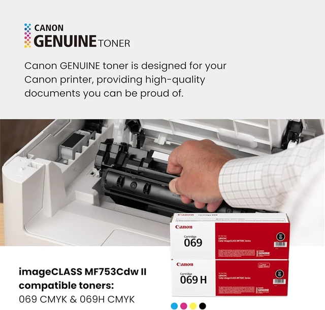 Alt view image 6 of 7 - Canon Color imageCLASS MF753Cdw II - All in One, Wireless Laser Printer