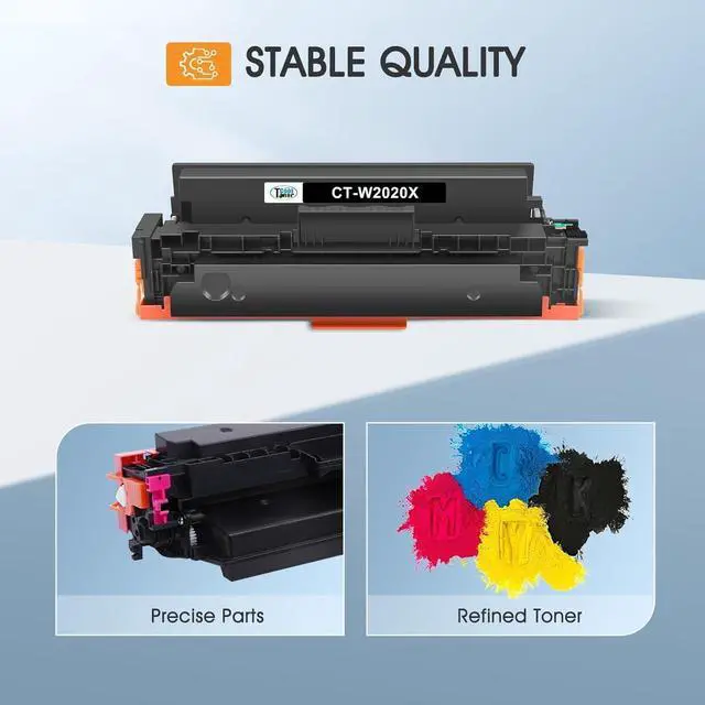 Alt view image 4 of 7 - 414X Toner Cartridges 4 Pack High Yield for HP 414A 414 W2020X MFP M479fdw