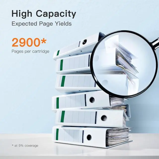 Alt view image 3 of 7 - (Newest Chip) 148A Toner Cartridges (W1480A) 2 Pack Compatible Replacement for HP 148A 148X M479fdn M454dn W1480A for HP Color LaserJet Pro MFP M479fdw M454dw Printer High Capacity Black