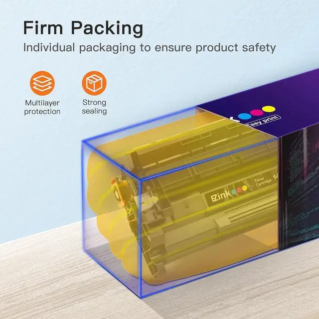Alt view image 7 of 7 - (Newest Chip) 148A Toner Cartridges (W1480A) 2 Pack Compatible Replacement for HP 148A 148X M479fdn M454dn W1480A for HP Color LaserJet Pro MFP M479fdw M454dw Printer High Capacity Black