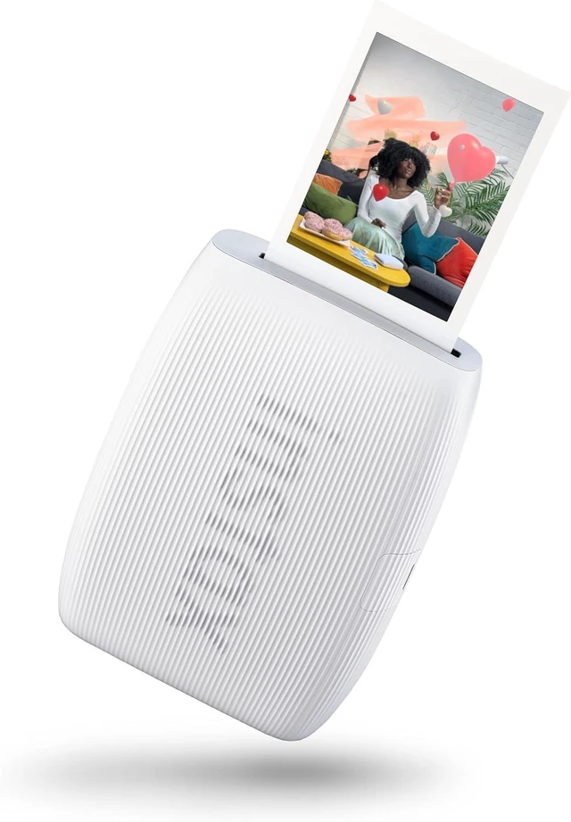 Main image of INSTAX mini Film Format Link 3 Smartphone Photo Printer, Bluetooth Connection, Exclusive Photo Editing App, Suitable for iOS/Android Smartphones, Clay White Finish