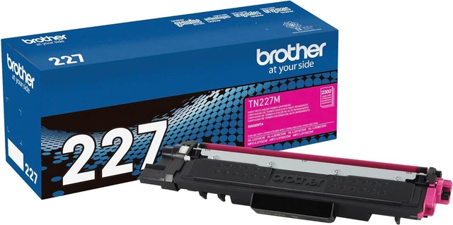 Main image of Brother Original TN227M High-Yield Magenta Toner Cartridge, Higher Yield for Value, Toner Replacement cartridges, Toner for Brother Laser Printers HL-L3210CW, MFC-L3710CW, MFC-L3750CDW, and More