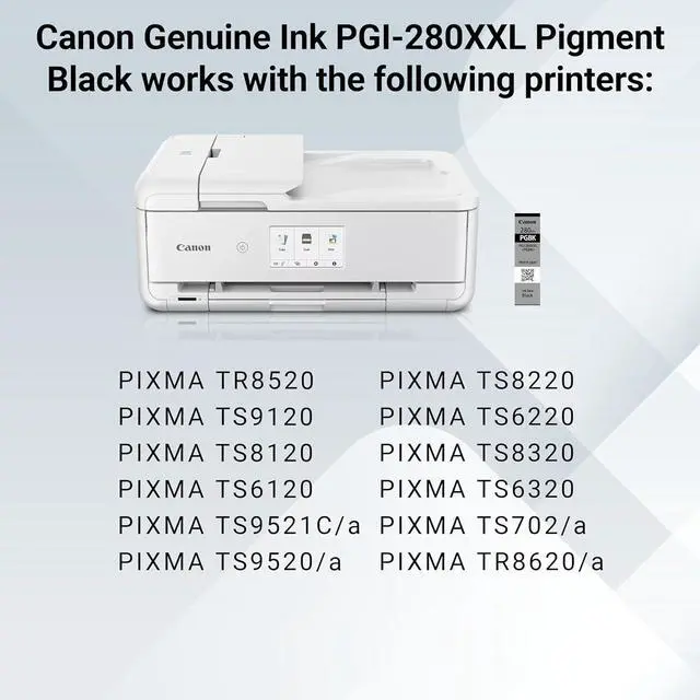 Alt view image 2 of 7 - Canon Genuine Ink Cartridge PGI-280XXL Pigment Black Ink