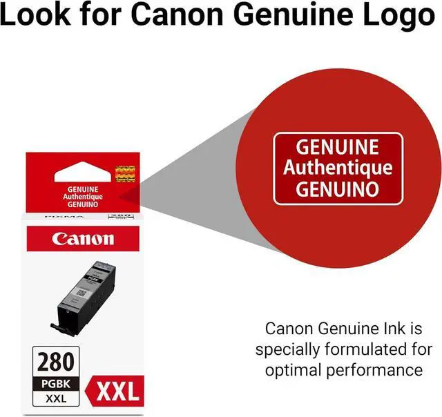 Alt view image 6 of 7 - Canon Genuine Ink Cartridge PGI-280XXL Pigment Black Ink