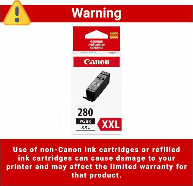 Alt view image 7 of 7 - Canon Genuine Ink Cartridge PGI-280XXL Pigment Black Ink