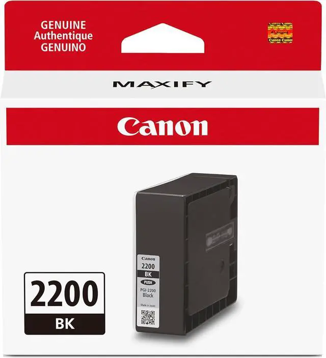 Main image of Canon Genuine Canon PGI-2200 Pigment Ink Cartridge, Black