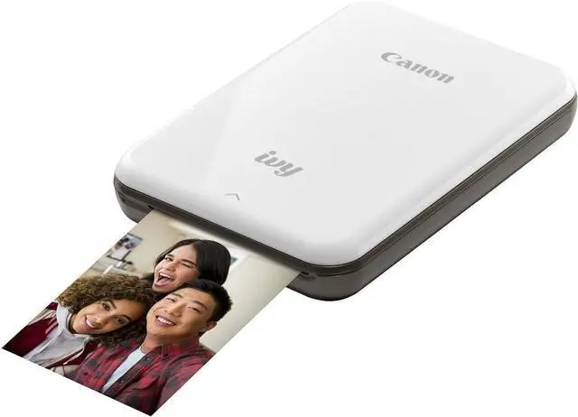 Alt view image 4 of 4 - Canon Ivy Mini Photo Printer for Smartphones (Slate Gray) - Sticky-Back Prints, Pocket-Size