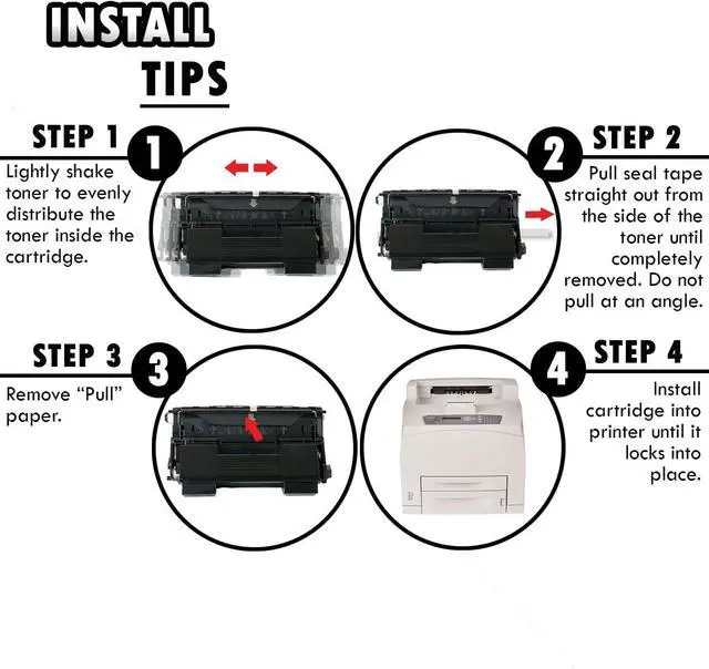 Alt view image 5 of 7 - Inkfirst® Toner Cartridge B710 (52123601) Compatible Remanufactured for Okidata B710 Black B710dn B710n B720dn B730dn B730n