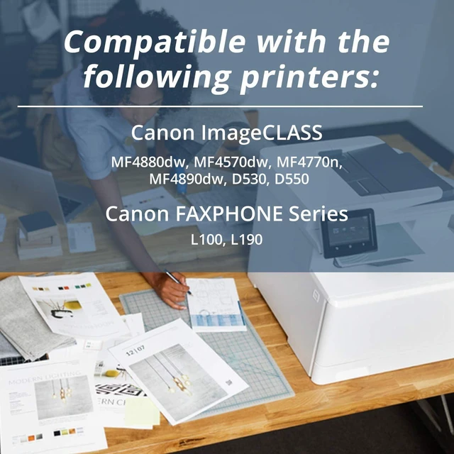 Alt view image 3 of 5 - Arthur Imaging Compatible Toner Cartridge Replacement for Canon CRG128 (3500B001AA) (Black, 1-Pack)