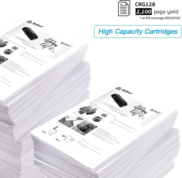 Alt view image 4 of 5 - Arthur Imaging Compatible Toner Cartridge Replacement for Canon CRG128 (3500B001AA) (Black, 1-Pack)
