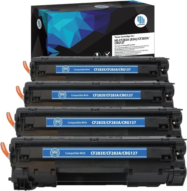 Main image of Gotoners 4PK Compatible CRG137 Toner Cartridge Canon 137 9435B001AA HE-CF283A (83A)/CF283X/CRG137 for Imageclass MF210 MF244dw MF247dw MF249dw MF217w MF216n MF227dw MF229dw MF232w MF236N D570