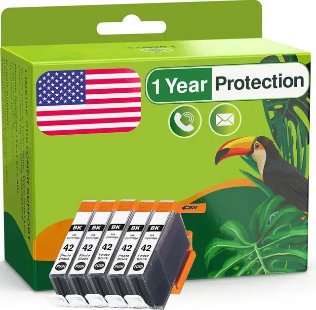 Main image of Limeink Compatible Ink Cartridge Replacement for Canon CLI-42 for Canon PIXMA PRO-100 100 100S CLI 42 Pro100 High Yield Ink Cartridges (5 Black)