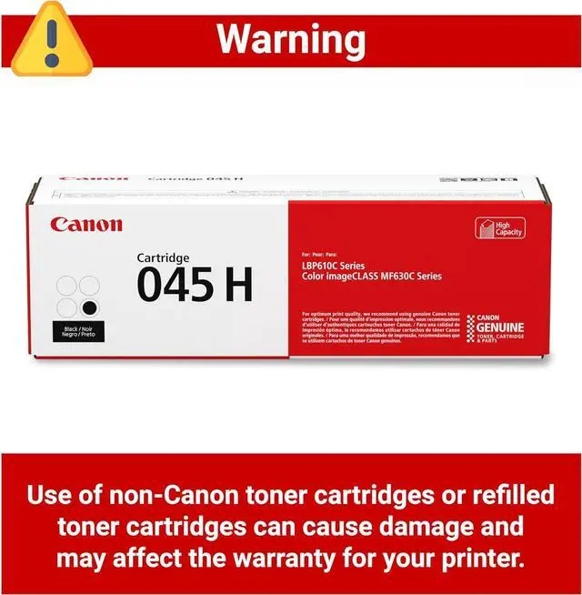 Alt view image 4 of 6 - Canon Cartridge 045H Black Genuine Toner Cartridge