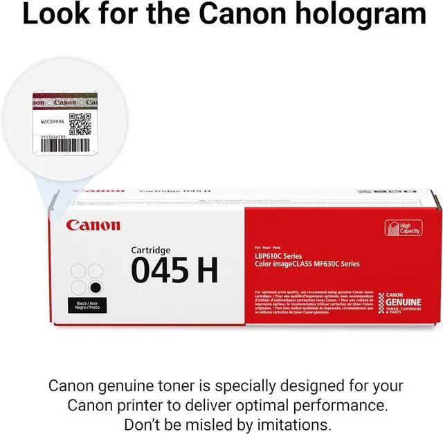 Alt view image 5 of 6 - Canon Cartridge 045H Black Genuine Toner Cartridge