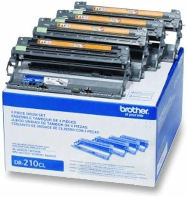 Alt view image 3 of 7 - Brother Genuine DR210CL Drum Units Set of 4