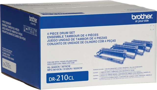 Alt view image 6 of 7 - Brother Genuine DR210CL Drum Units Set of 4