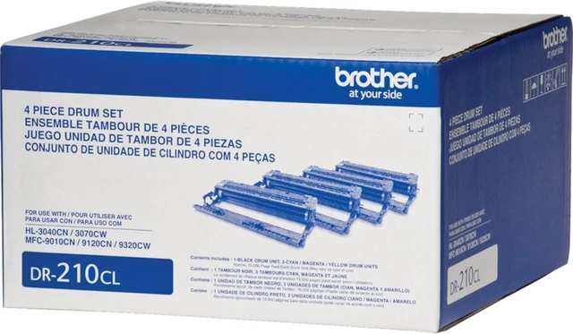 Alt view image 7 of 7 - Brother Genuine DR210CL Drum Units Set of 4