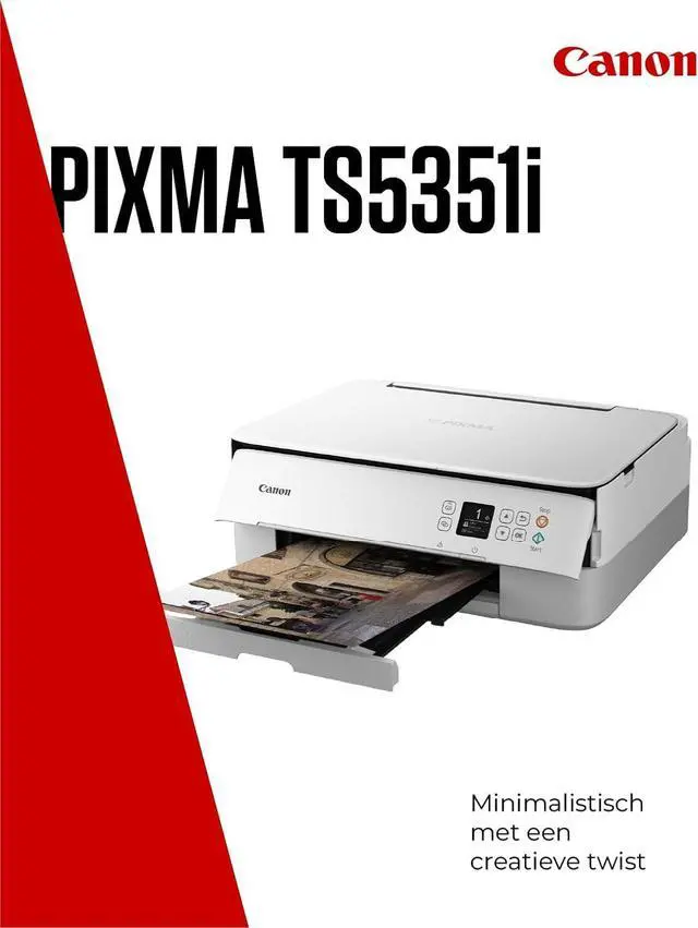 Alt view image 2 of 7 - Canon Multifunction Pixma TS5351i WiFi White