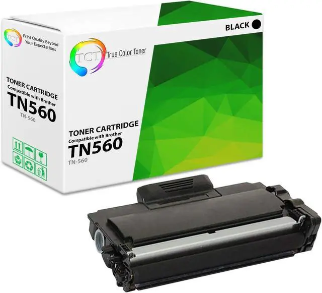 Main image of TCT TN560 Toner Cartridge - Compatible Replacement for Brother TN-560 TN560 Black High Yield Works with Brother HL-1650 1650N 1850 5040 5050 5070 MFC-8420 Printers (7,000 Pages)