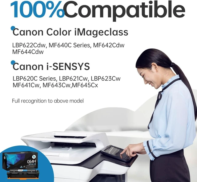 Alt view image 2 of 6 - Gotoners Compatible Canon 054 054H CRG054 CRG054H Toner for MF642Cdw MF644Cdw LBP622Cdw MF640C, SENSYS LBP620C LBP621Cw LBP623Cw MF641Cw MF643Cw MF645Cx