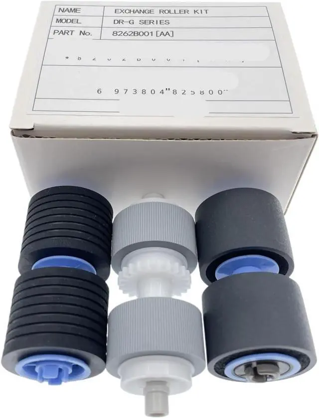 Alt view image 2 of 6 - Roller Assembly Kit 1SET 8262B001AA Exchange Roller Kit Pickup Feed,Compatible for Canon DR-G1100 DR-G1130 DR-G2090 DR-G2110 DR-G2140 G1100 G1130,for Exchange Roller Kit