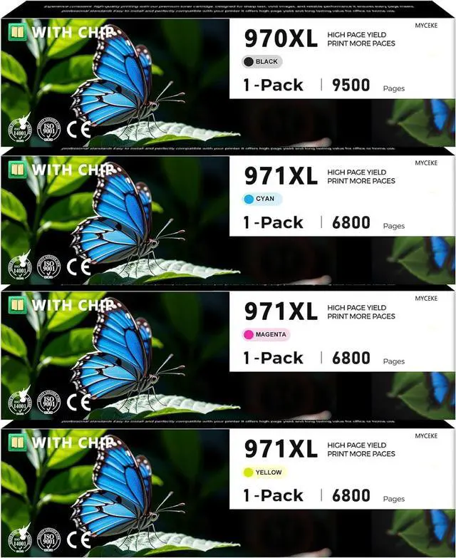 Main image of 970XL 971XL Ink Cartridges Replacement for X451dw X576dw X551dw Printer