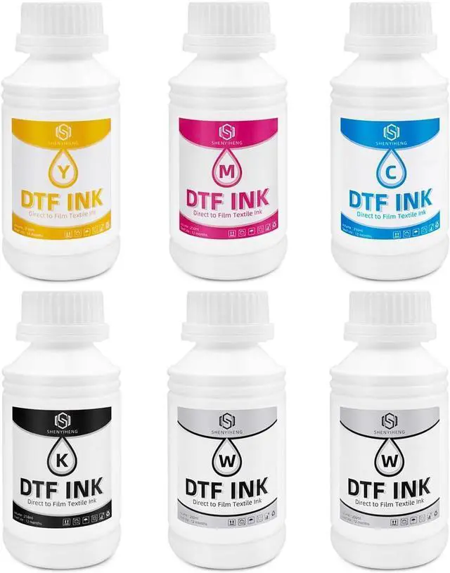 Main image of Premium DTF Ink - 250ML DTF Transfer Ink for PET Film, Refill DTF Ink Yellow for Epson ET-8550, L1800, L800, R2400, R1390, P400, P800, XP15000, Heat Transfer Printing Direct to Film 3