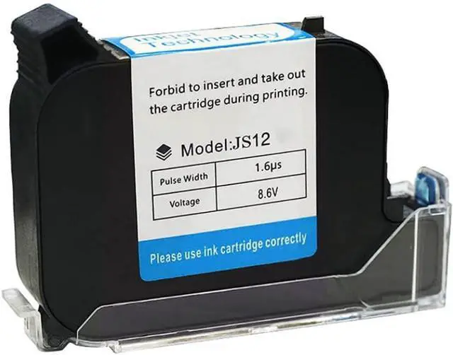 Alt view image 2 of 5 - JITUIHOM JS12 JS10 Ink Cartridge 42ml 12. 7mm Fast Dry Black Compatible with TIJ2. 5 Domino Handheld Printer